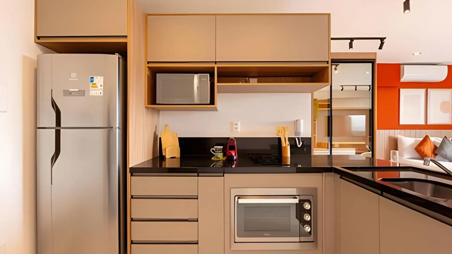 Easy Star - Belissimo Apto C/Vaga No 18° Andar - Rq01I Сан-Пауло Апартаменты
